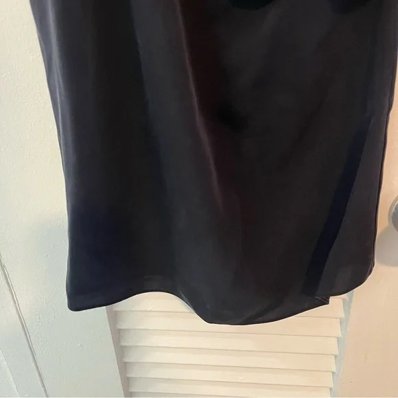 Theory Asymmetrical, One-shoulder Silk Blouse with Ruffle - Picture 8 of 12